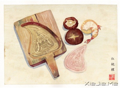 С������ʳ�ֻ�廭